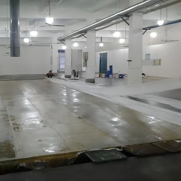 玉溪防腐蚀地坪,环氧玻纤地坪，玻纤工业地坪，环氧玻纤布地坪,乙烯基玻纤布地坪产品图3